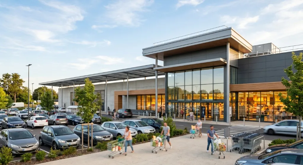 Supermarché moderne et digitalisé Promicy